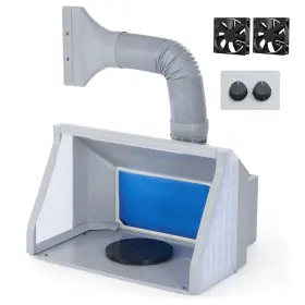 Co-z 719868889923 Portable Painting Booth With Ventilation 317cfm Exhaust Fans 34w Led Lights More #3