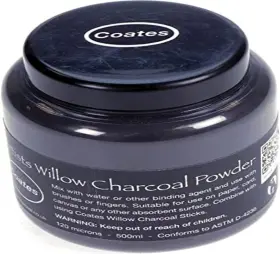 B072c3m2p8 Coates Part Willow Powdered Charcoal 500ml Black