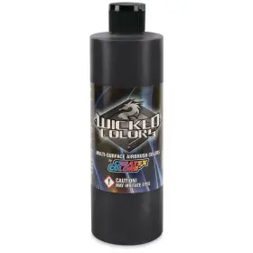 W075-16 Colors Wicked Airbrush Color - 16 Oz Detail Black Magenta #3