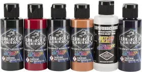 W111-00 Colors Inch Steve Driscoll Flesh Airbrush Kit #3