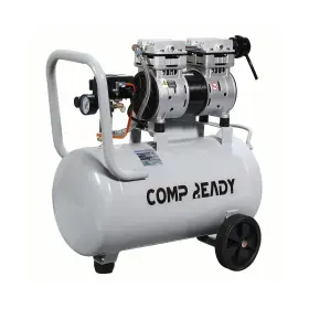 Cr01c008ss Comp2eady 8 Gallon Portable Air Compressor 1hp 2.5 Cfm 90psi 60db Ultra Quiet Oil Free