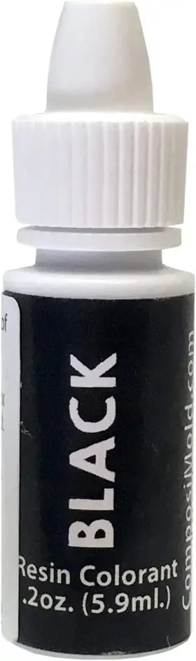 4336899273 Composimold Black Epoxy Pigment Colorant Dye Tint 6cc 0.2 Oz