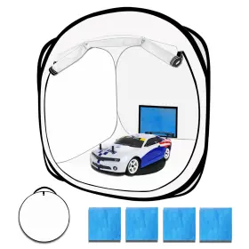 Py301 Cootentler Pop Up Paint Booth 17x17x17 Inch Portable Airbrush Spray Tent With Mesh Door