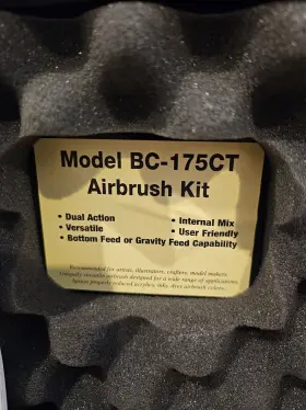 Bc-175ct Cornwell Tools Double Dual Action Air Brush Bottom Feed Internal Mix #2