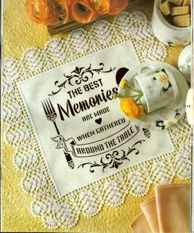 Craftreat 617566034136 Reusable Kitchen Stencils For Painting On Wood Wall Tile Furniture Fabric And #2