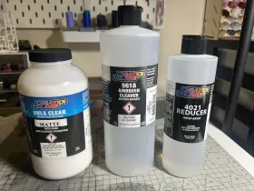 5618 Createx 4021 Uvls Clear Matte 32oz Cleaner Reducer 16oz