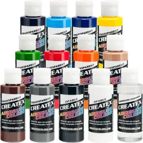 4336951320 Createx Transparent 12 Airbrush Paint 2 Fl Oz Pack Of