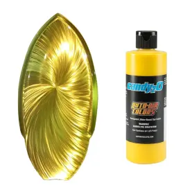 4653-02 Createx Auto Air Candy2o Lemon Yellow 2oz Water Based Airbrush Paint