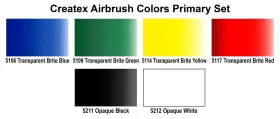 5801-00 Createx 580100 Airbrush Paint Set Multicolor #2