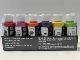 5811 Createx Pearl Sampler Airbrush Colors Set Of 6 - 2oz Bottles #2