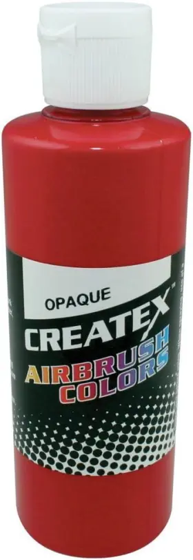 5210-04 Createx 691165492054 Airbrush Paint Opaque Red 4 Oz
