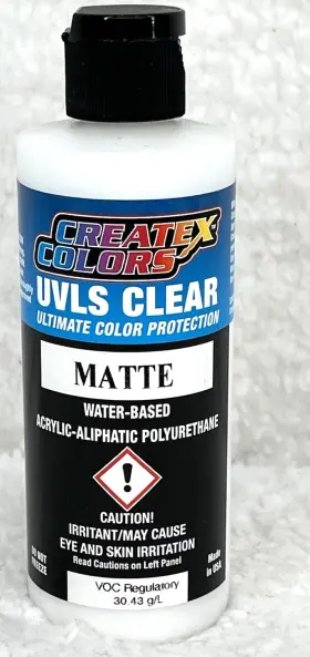 4052-04 Createx Colors Uvls Matte Clear 4 Oz