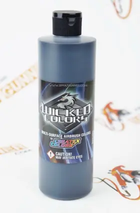 W031-16 Createx Wicked Colors W031 Jet Black 16oz Water-based Universal Airbrush Paint