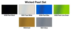 W105-00 Createx Wicked Colors 2-ounce Airbrush Set Pearl #2