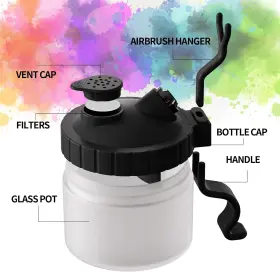 Crpen 445008456405 Airbrush Kit With Brush Cleaner Solution #2