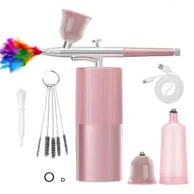 Crpen 727467204481 Airbrush Paint Kit Compressor Nail Mach Inch