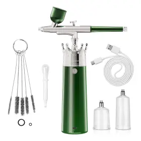 Crpen 727467985304 Airbrush-kit Air Brush Kit With Airbrush Compressor Nail Charms Rechargeable