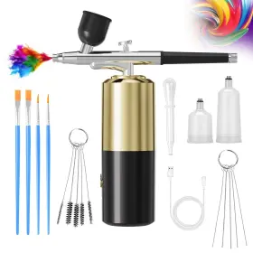 Crpen 727467985496 Airbrush-kit Air Brush Kit With Compressor Nail Charms Wireless