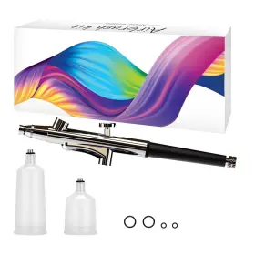 Crpen 727467985526 Airbrush Kit Portable Accessories Air Brush With Compressor