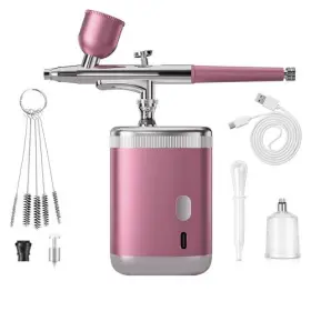 Crpen 727467985595 Airbrush Kit 1200ma Set With Compressor Portable For Ma