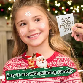 48sheet Ctnuobee 754302690222 3inch Christmas Stencils For Painting On Wood #2