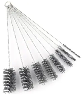Ctsyuqoo 747302298611 16 Inch Extra Long Pipe Cleaning Brush Set Abrasive Filament 8 Piece Variety