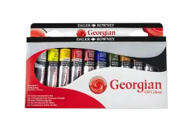 D111900050 Daler Rowney Georgian 10-tube Introductory 1 Count Pack Of Green Yellow