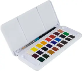 D131900102 Daler Rowney Aquafine 24-pc Watercolor 1 Count Pack Of Assorted Colors
