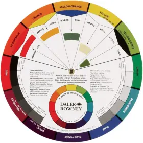 Pccl1 Daler Rowney Mini Artist Color Wheel Packaged 1 Count Pack Of Multicolor