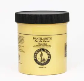 284040003 Daniel Smith Acrylic Gesso 16oz Jar Iridescent 16 Ounce Pack Of 1 Gold