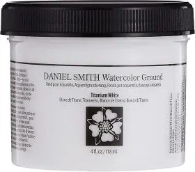 284055002 Daniel Smith Watercolor Ground 4oz Jar 4 Fl Oz Pack Of 1 Titanium White
