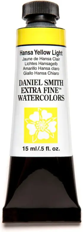 284600041 Daniel Smith Extra Fine Watercolor 0.5 Fl Oz Pack Of 1 Hansa Yellow Light