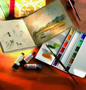 284600047 Daniel Smith Extra Fine Watercolor 1 Count Pack Of Italian Burnt Sienna #2