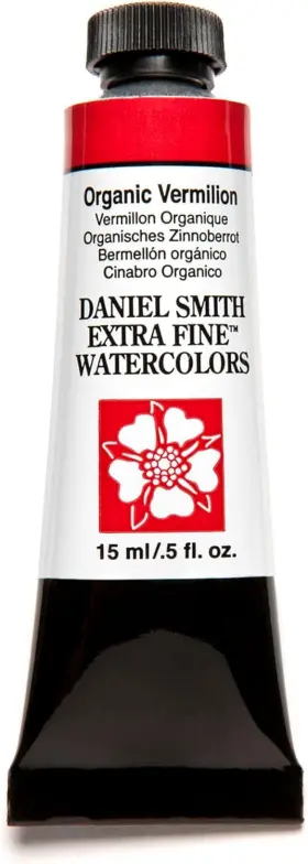 284600064 Daniel Smith Extra Fine Watercolor 0.5 Fl Oz Pack Of 1 Organic Vermilion