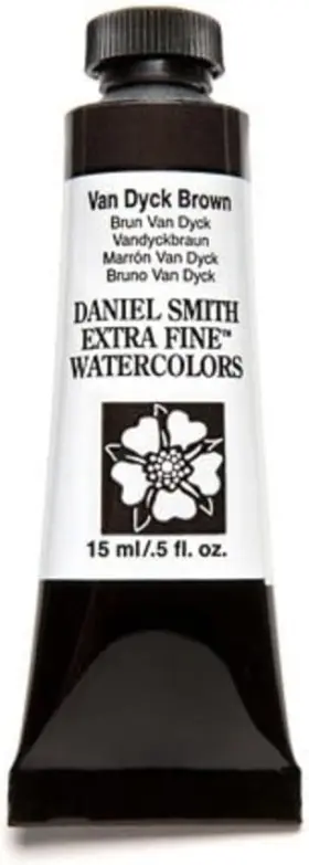 284600110 Daniel Smith Extra Fine Watercolor 15ml 0.5 Fl Oz Pack Of 1 Van Dyke Brown