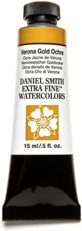 284600123 Daniel Smith Extra Fine Watercolor 0.5 Fl Oz Pack Of 1 Verona Gold Ochre