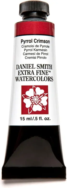 284600127 Daniel Smith Extra Fine Watercolor 0.5 Fl Oz Pack Of 1 Pyrrol Crimson