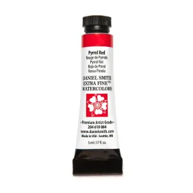 284610084 Daniel Smith Extra Fine Watercolor Paint 5ml Tube Pyrrol Red