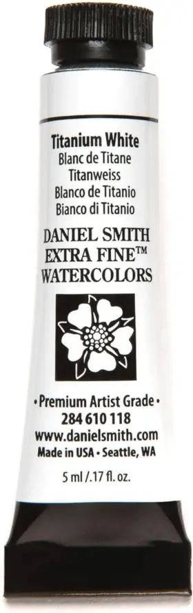 284610118 Daniel Smith Extra Fine Watercolor 0.17 Fl Oz Pack Of 1 Titanium White