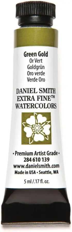 284610139 Daniel Smith Extra Fine Watercolor Paint 1.7 Fl Oz Pack Of 1 Green Gold