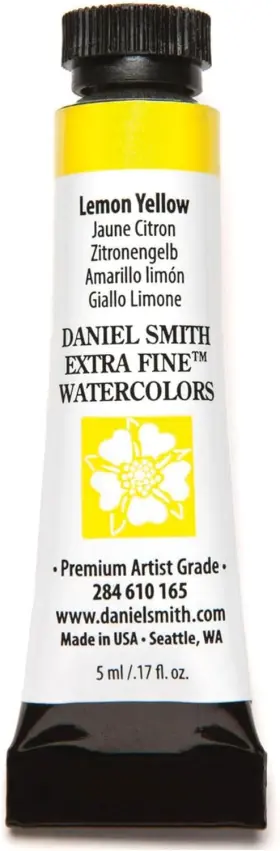 284610165 Daniel Smith Extra Fine Watercolor 0.17 Fl Oz Pack Of 1 Lemon Yellow