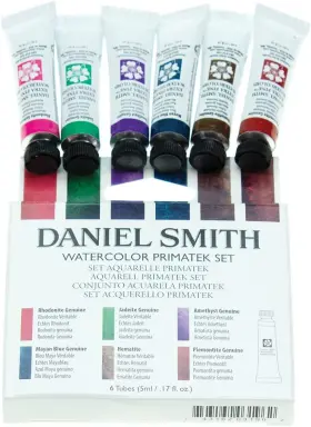 285610006 Daniel Smith Watercolor Set 5ml Tubes - Primatek 0.17 Fl Oz Pack Of 6 Blue