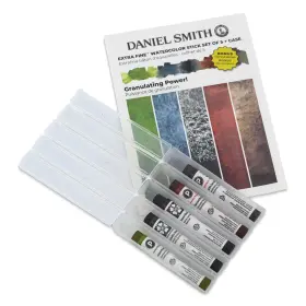 Daniel Smith 285670109 Extra Fine Watercolor Sticks Granulating Power Set Of 5
