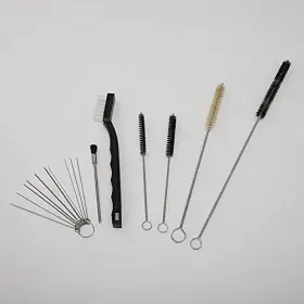 Decflo 729362050972 17 Pcs Paint Spray Gun Cleaning Maintenance Brush Kit - Wire Lubricant Cleane #2