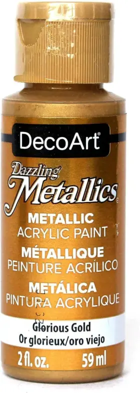 Dm-da071 Decoart 016455171301 Fba Acrylic Paint 2 Fl Oz Pack Of 1 Glorious Gold
