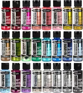 Decoart 016455983874 Americana 48 Fl Oz Pack Of 1 Multi - Extreme Sheen Starter Kit