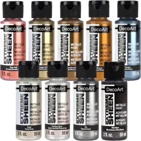Decoart 016455983881 Extreme Sheen 18 Fl Oz Pack Of 1 Multi - 9 Piece