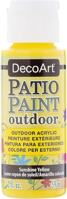 137307 Decoart Patio Paint 2-ounce Sunshine 2 Fl Oz Pack Of 1 Yellow