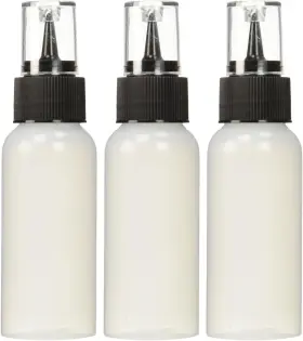 211-k Decoart Empty Squeeze Writer Bottles 3/pkg-2 Ounces Plastic