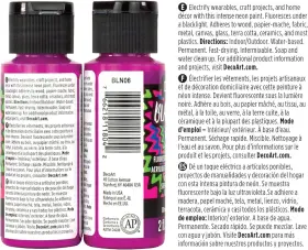 Decoart 766218117670 Americana Black Light Neon Acrylic 2 Fl Oz Pack Of 6 Set #2